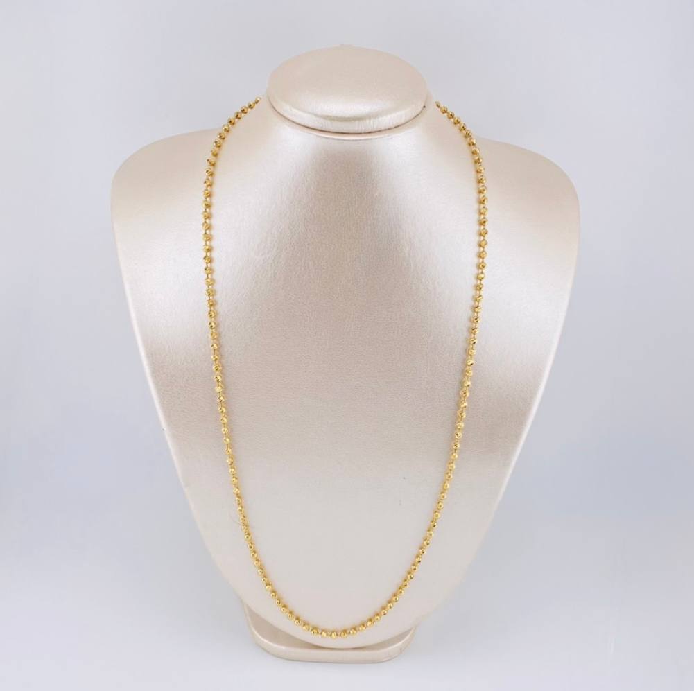 Cadena Militar 17.75 g / 26 in / 3.1 mm Oro Amarillo 18K