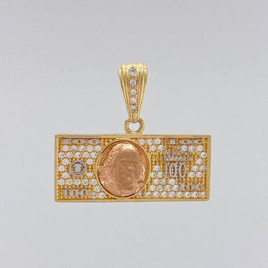 Dije One Dolar 3.8 g / 3/4 in Tres Oros 18K