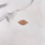 Charm Mystic Eye 1.75gr / 2.2cm / White Zircons 18K Rose Gold #
