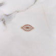 Charm Mystic Eye 1.75gr / 2.2cm / White Zircons 18K Rose Gold #