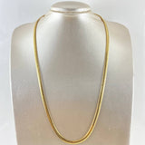 Flat Snake Chain 16gr / 60cm / 4.8mm Yellow Gold +3 18K ©