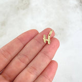 Pendant Letter H Cursive 0.5gr / 0.8in / 18K Gold ©
