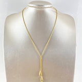 Cadena Cola De Raton Colgantes 5gr / 40cm / 1.3mm Oro Amarillo +4 18K *