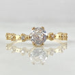 Anillo Solitario Rombos 1.55gr / T6 / Oro 18K ©