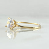 Anillo Solitario Mini Moño 1.45gr / T6 1/2 / Oro 18K ©