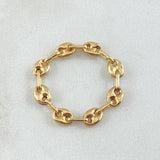 Anillo Gc 0.55gr / T3 1/2 - T4 / 3mm Oro Amarillo 18K ©