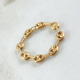 Anillo Gc 0.55gr / T3 1/2 - T4 / 3mm Oro Amarillo 18K ©
