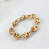 GC Ring 0.95gr / Size 7 1/2 - 8 / 18K Gold *