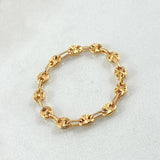 Anillo GC 0.8gr / T12 - T12 3/4 / Oro 18K