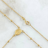 Miraculous Virgin Rosary 3gr / 17.7in / +4 18K Gold ©
