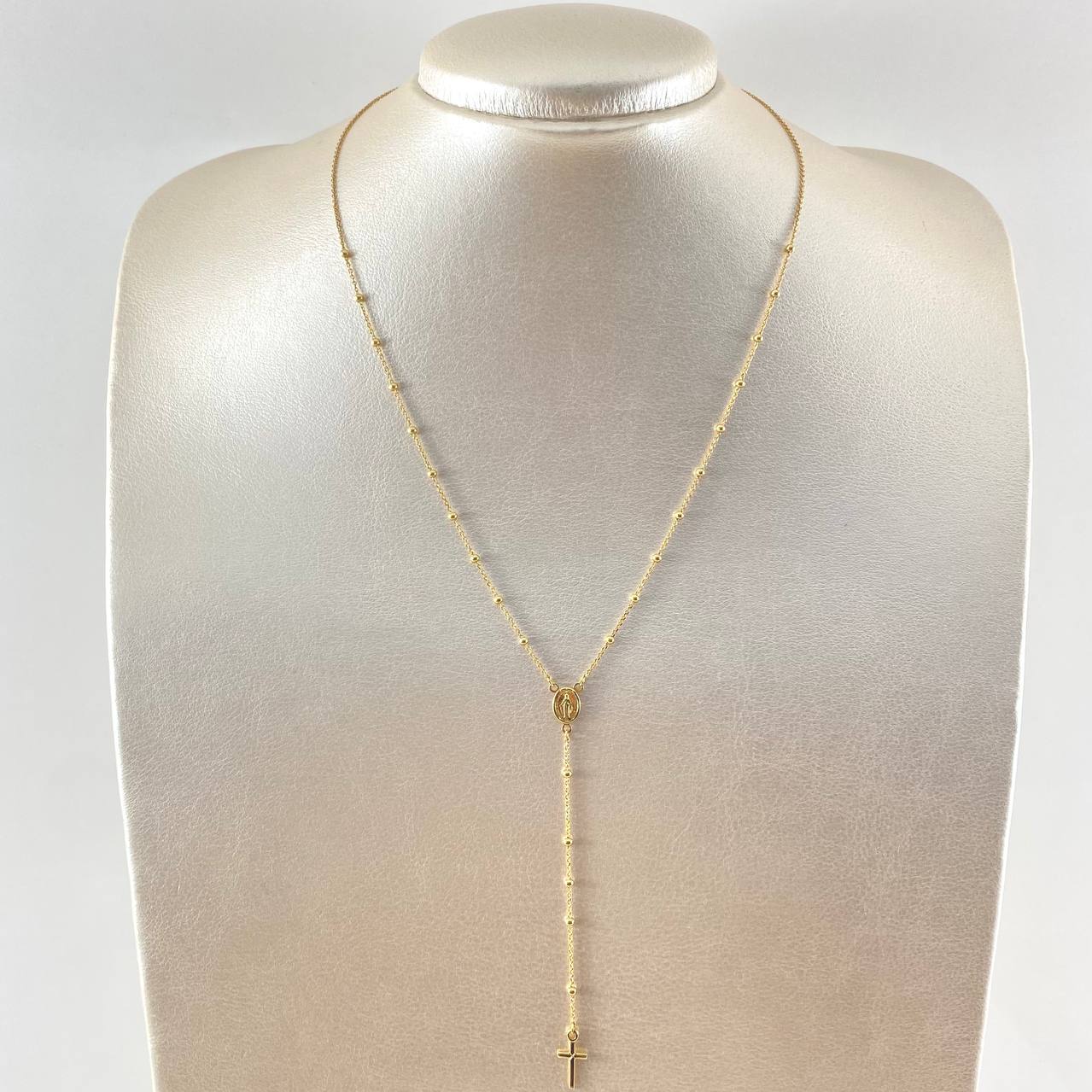 Miraculous Virgin Rosary 3gr / 17.7in / +4 18K Gold ©
