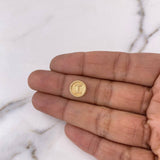 Charm Letter I 0.5gr / 1cm / 18K Yellow Gold #