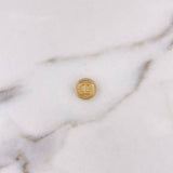 Charm Letter I 0.5gr / 1cm / 18K Yellow Gold #
