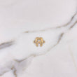 Charm Tooth 0.8gr / 1.5cm / Smooth 18K Yellow Gold #