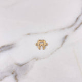 Charm Tooth 0.8gr / 1.5cm / Smooth 18K Yellow Gold #