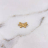 Herraje Mariposa 0.55gr / 1.7cm / Oro Amarillo 18K #