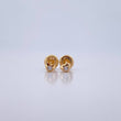 Topos Corazon 0.55gr / Circon Blanco Oro Amarillo 18K &