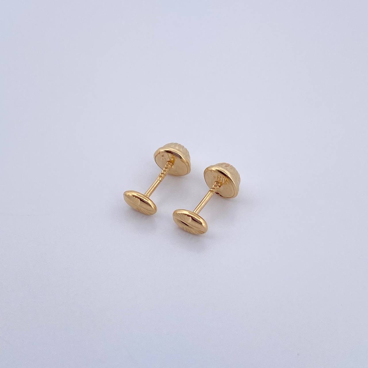 Topos Grano Café 0.5gr / Diamantados Oro Amarillo 18K &