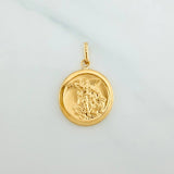 Pendant Saint Michael Archangel 1.4 g / 1 in Yellow Gold 18K