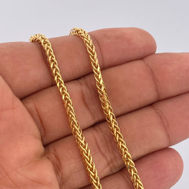 Cadena Franco 8.9gr / 44.5cm / Oro Amarillo +3 18K $
