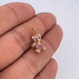 Articulated Bear Heart Pendant 2.65gr / 2cm / 18K Gold &