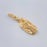 Dije Virgen Del Carmen 2.35gr / 1 1/4 in / Oro Amarillo 18K &
