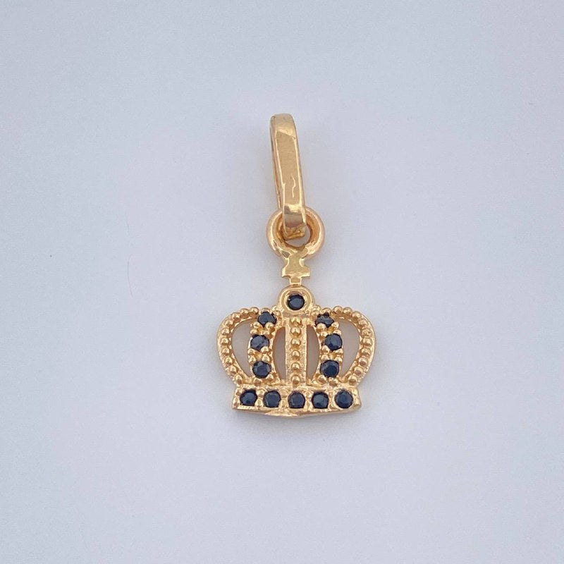 Pendant Crown 0.75gr / 3/4 in / 18K Gold