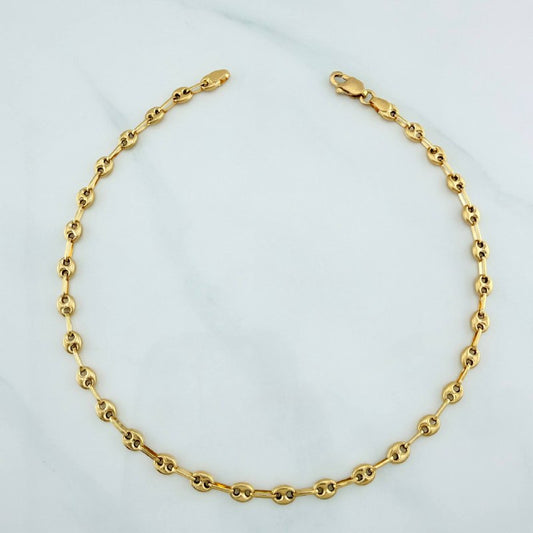 Anklet Gc 4.9 g / 11 1/4 in / 4 mm Yellow Gold 18K