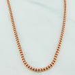 Ice Chain 24 g / 27 3/4 in / 3 mm Two-Tone White and Rose Gold 18K