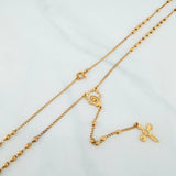 Miraculous Virgin Rosary 8.1 g / 23 1/2 in / 3 mm 18K Yellow Gold