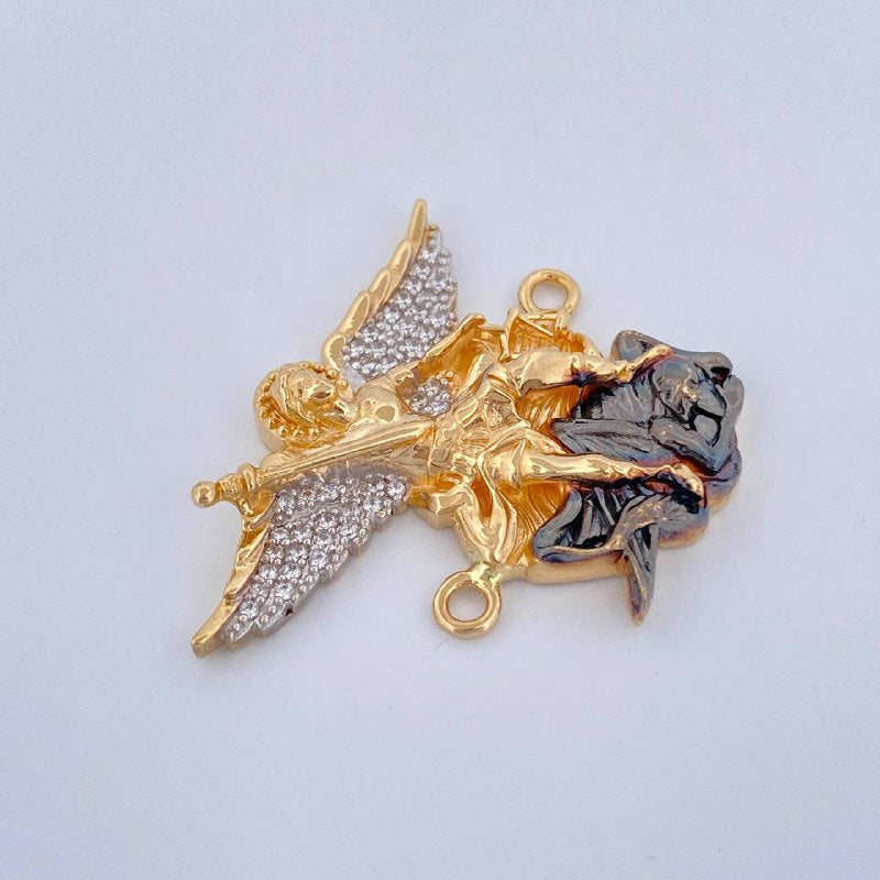 Charm San Miguel 8.45gr / 1.1in / Three 18K Golds $