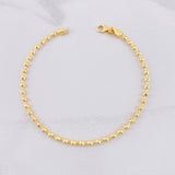 Bracelet Militar 5.45g / 7 3/4 in / 2.9mm Yellow Gold 18K