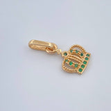 Pendant Crown 0.75gr / 0.8in / 18K Gold +0$
