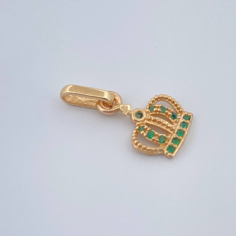Pendant Crown 0.8gr / 3/4 in / 18K Gold