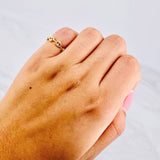 Anillo GC Diamantada 0.75g / T3 3/4 Oro Amarillo 18K