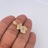 Pendant Heart Bear 2.45gr / 3cm / 18K Gold &