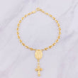 Pulso Denario GC Virgen Milagrosa 2.75g / 7 1/4 in / 3.45mm Oro Amarillo 18K