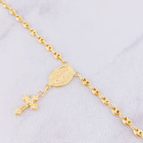 Pulso Denario GC Virgen Milagrosa 2.75g / 7 1/4 in / 3.45mm Oro Amarillo 18K