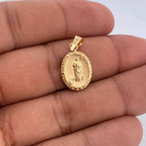 Pendant Virgin of Santa Marta 0.9gr / 1in / 18K Gold
