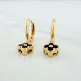 Hoop Earrings Clover 3.3 g / 1 in Yellow Gold 18K