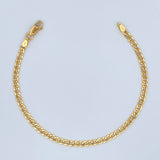 Pulso Cubano 2.8gr / 7 1/2 in / 3.1mm Oro Amarillo +1 18K &