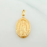 Pendant Virgin of Guadalupe 1 g / 1 in Yellow Gold 18K
