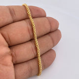 Franco Bracelet 3.6gr / 7.9in / +3 18K Gold &
