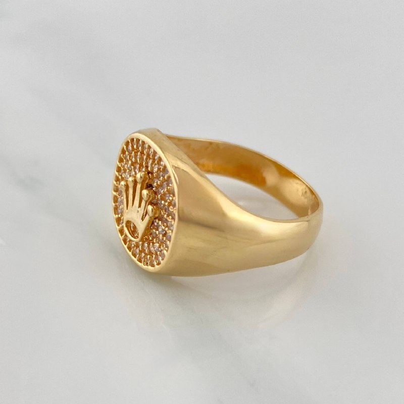 Crown Ring 5.2 g / T9 Yellow Gold 18K