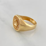 Crown Ring 5.2 g / T9 Yellow Gold 18K