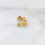 Topos Bola Lisa 0.55 g / 4 mm Oro Amarillo 18K