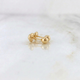 Topos Bola Lisa 0.55 g / 4 mm Oro Amarillo 18K