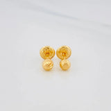 Topos Bola Diamantada 0.5 g / in / 4 mm Oro Amarillo 18K