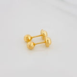 Topos Bola Diamantada 0.5 g / in / 4 mm Oro Amarillo 18K