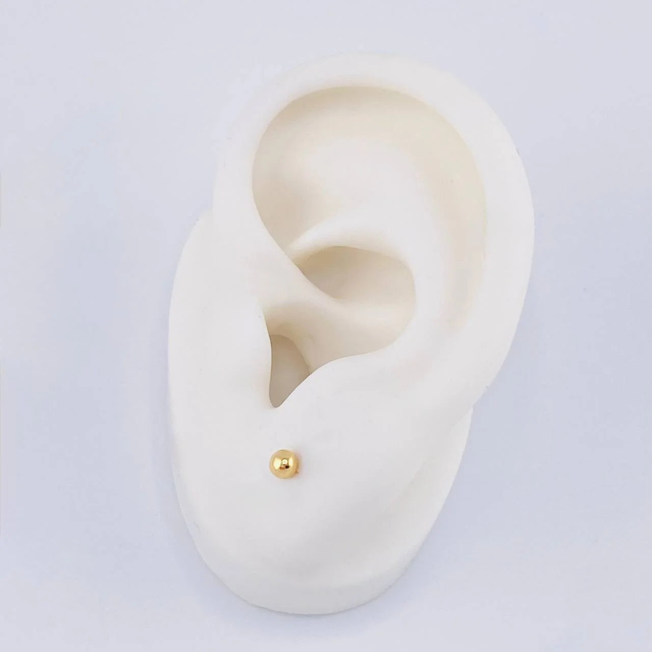 Topos Bola Lisa 0.45g / in / 4mm Oro Amarillo 18K
